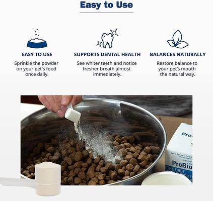 Show full view: ProBiora Probiotic Dog Oral Care Powder, 1-oz bottle slide 8 of 12