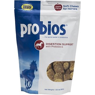 Probios Equine Probiotic Apple Flavor Soft Chew Horse Supplement, 60 count slide 1 of 5