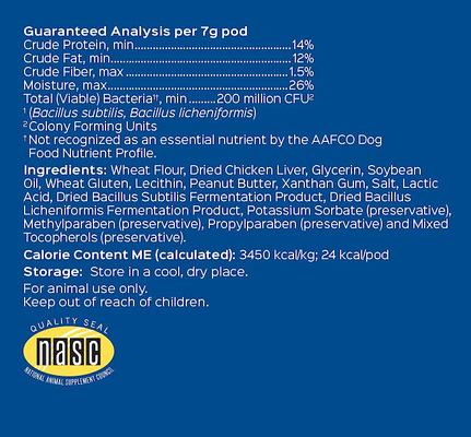 Show full view: Probios Pro-Pill Pods Peanut Butter Flavored Dog Treats, Large, 30 count slide 6 of 7