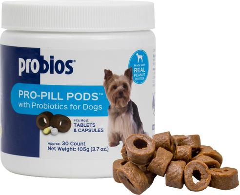 Show full view: Probios Pro-Pill Pods Peanut Butter Flavored Dog Treats, Small, 30 count slide 3 of 8