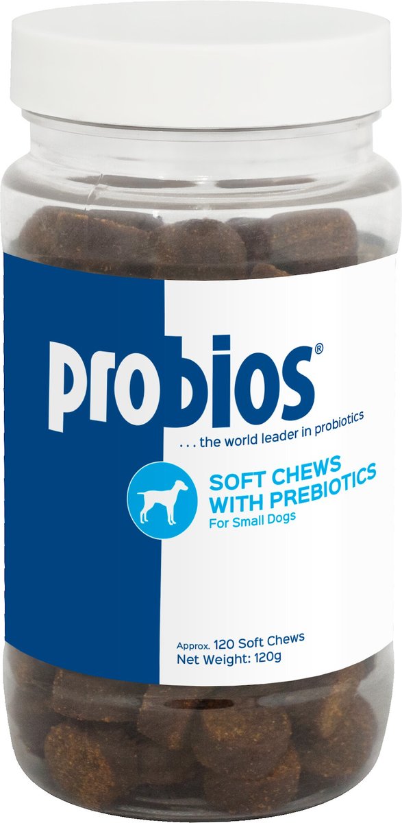 Probios Soft Chews with Prebiotics Supplement for Small Dogs