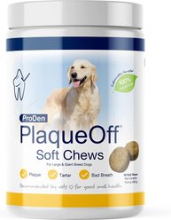 ProDen PlaqueOff Large/Giant Breed Soft Chews Dog Treat, 90 count
