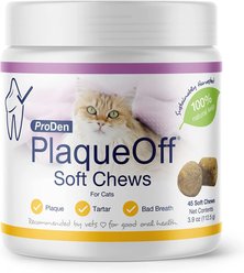 ProDen PlaqueOff Soft Chews Cat Treat, 45 count