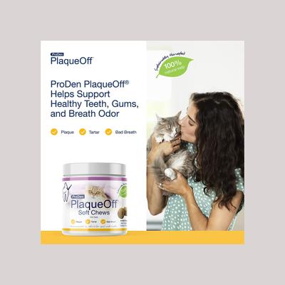 Show full view: ProDen PlaqueOff Soft Chews Cat Treat, 45 count slide 3 of 9