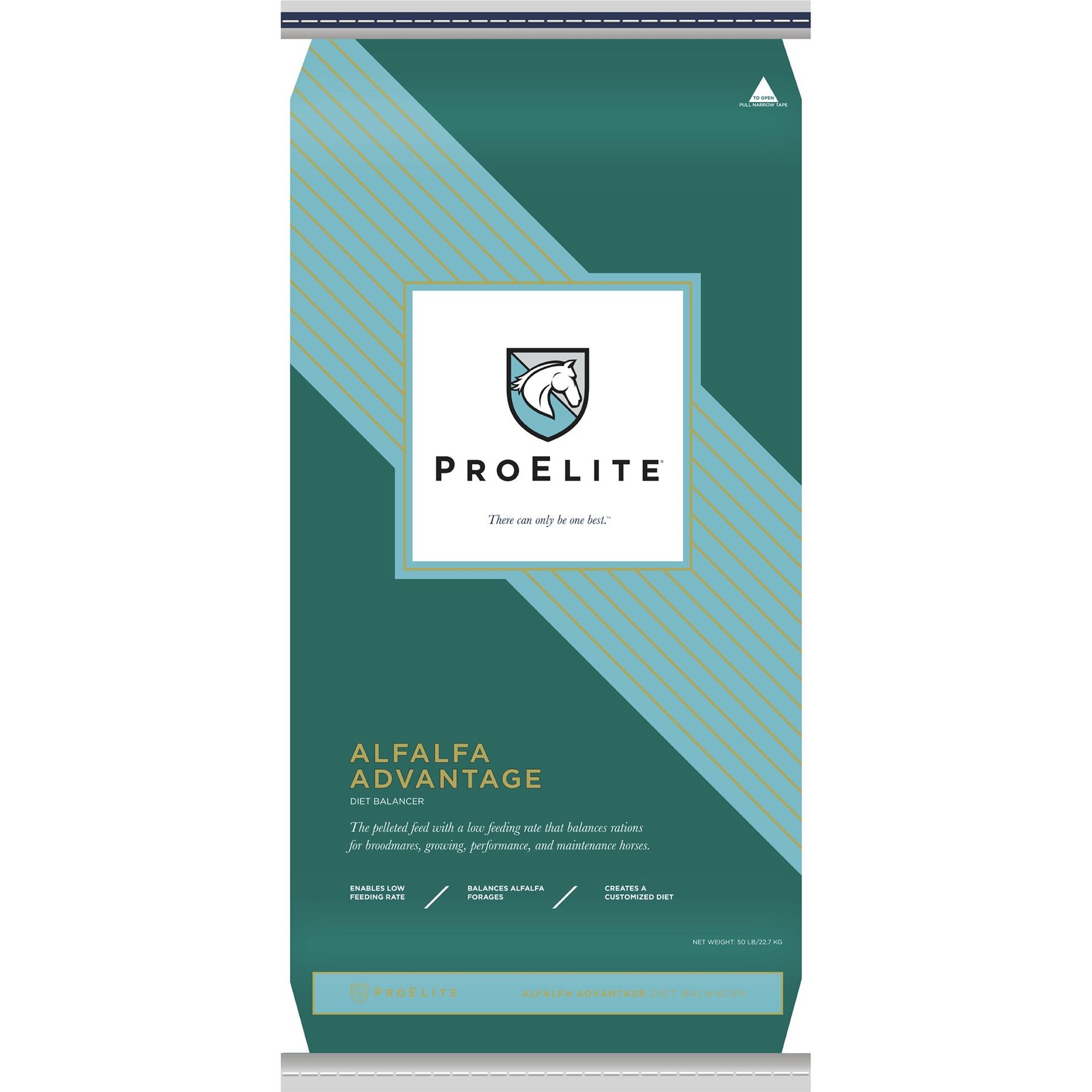 ProElite Alfalfa Advantage Ultra Premium Equine Diet Balancer Horse Feed, 50-lb bag