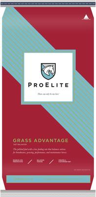 Show full view: ProElite Grass Advantage Ultra Premium Equine Diet Balancer Horse Feed, 50-lb bag slide 1 of 10