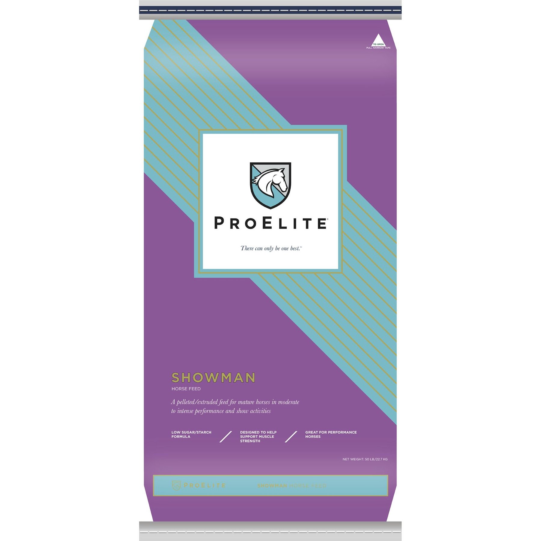 ProElite Showman Ultra Premium Low Sugar & Low Starch Horse Feed, 50-lb bag