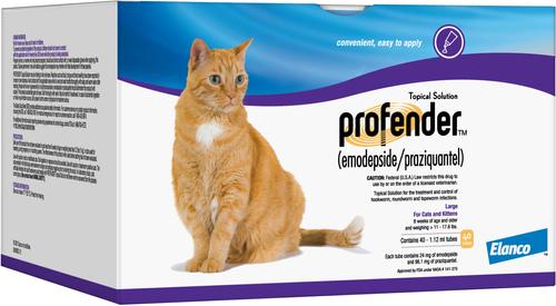 Show full view: Profender Topical Solution for Cats, 11-17.6 lbs, (Purple Box), 1 Dose slide 3 of 10
