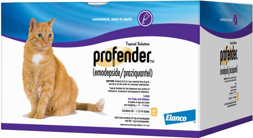 Show full view: Profender Topical Solution for Cats, 11-17.6 lbs, (Purple Box), 1 Dose slide 4 of 10