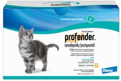Profender Topical Solution for Cats, 2.2-5.5 lbs, (Green Box), 2 Doses