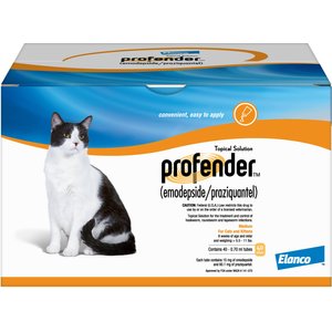 Profender Topical Solution for Cats, 5.5-11 lbs, (Orange Box), 1 Dose