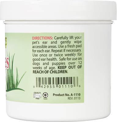 Show full view: Professional Pet Products AromaCare Ear Wipes, 100 Count slide 2 of 8