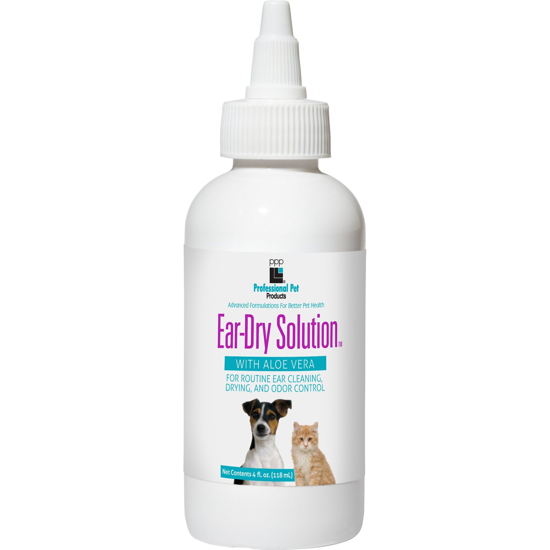 Professional Pet Products Pet Ear-Dry Solution, 4-fl oz bottle