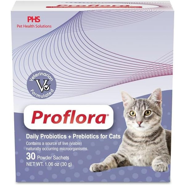 StrellaLab Cat Probiotic Powder & Probiotics with Diarrhea Fiber & Digestive Support Supplement for Cats