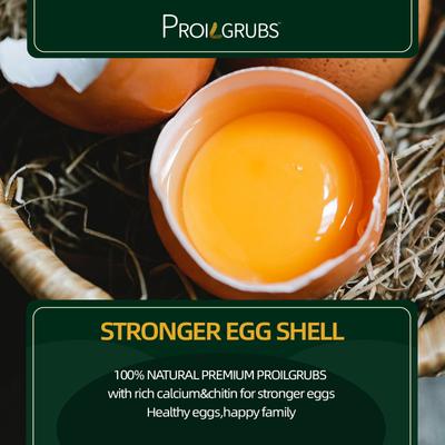 Show full view: PROILGRUBS All Natural Dried Black Soldier Fly Larvae Chicken Treats, 5-lb box slide 3 of 9