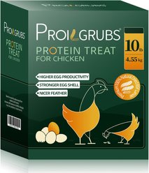 PROILGRUBS Non-GMO Dried Worms Chicken Treats, 10-lb box slide 1 of 8
