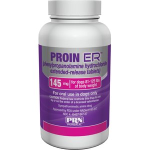 PROIN ER (phenylpropanolamine hydrochloride extended-release tablets) for Dogs, 145-mg, 1 tablet