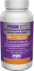 Proin ER PROIN ER (phenylpropanolamine hydrochloride extended-release tablets) for Dogs, 18-mg, 60 table...