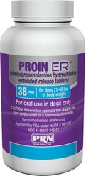 Proin ER PROIN ER (phenylpropanolamine hydrochloride extended-release tablets) for Dogs, 38-mg, 60 table...