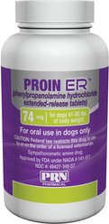 PROIN ER (phenylpropanolamine hydrochloride extended-release tablets) for Dogs, 74-mg, 1 tablet