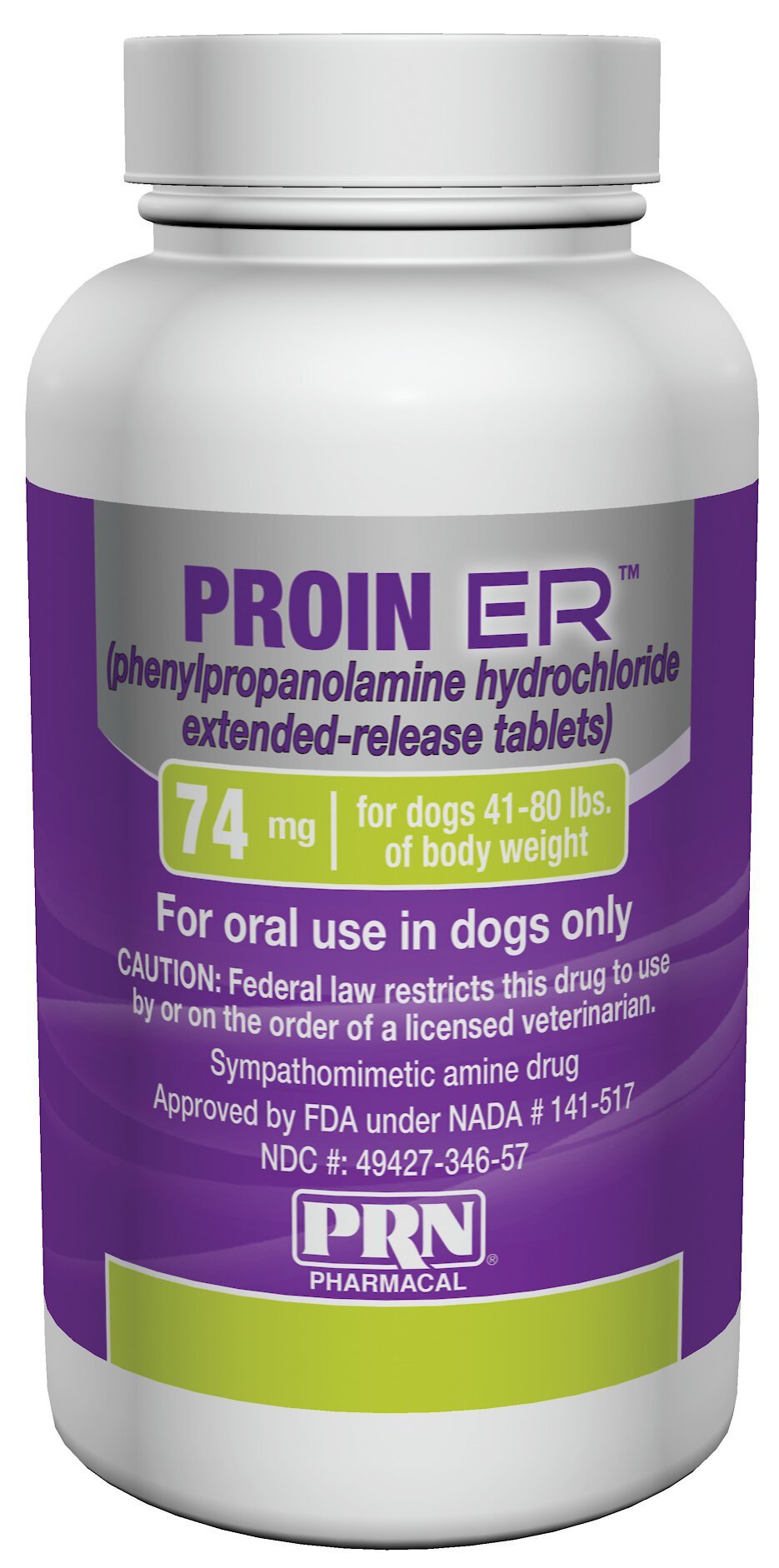 PROIN ER (phenylpropanolamine hydrochloride extended-release tablets) for Dogs