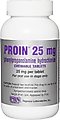 Proin (phenylpropanolamine hydrochloride) Chewable Tablets for Dogs, 25-mg, 30 tablets