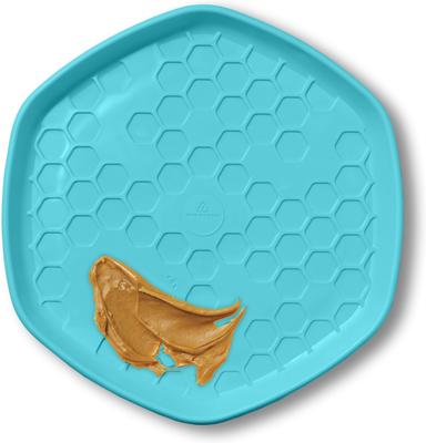 Show full view: Project Hive Pet Company Hive Soothing Vanilla Scented Disc & Lick Mat Dog Toy, Blue slide 2 of 8