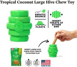 Project Hive Pet Company Hive Tropical Coconut Scented Chew Dog Toy, Green, Large slide 2 of 5