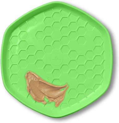 Show full view: Project Hive Pet Company Hive Tropical Coconut Scented Disc & Lick Mat Dog Toy, Green slide 2 of 6