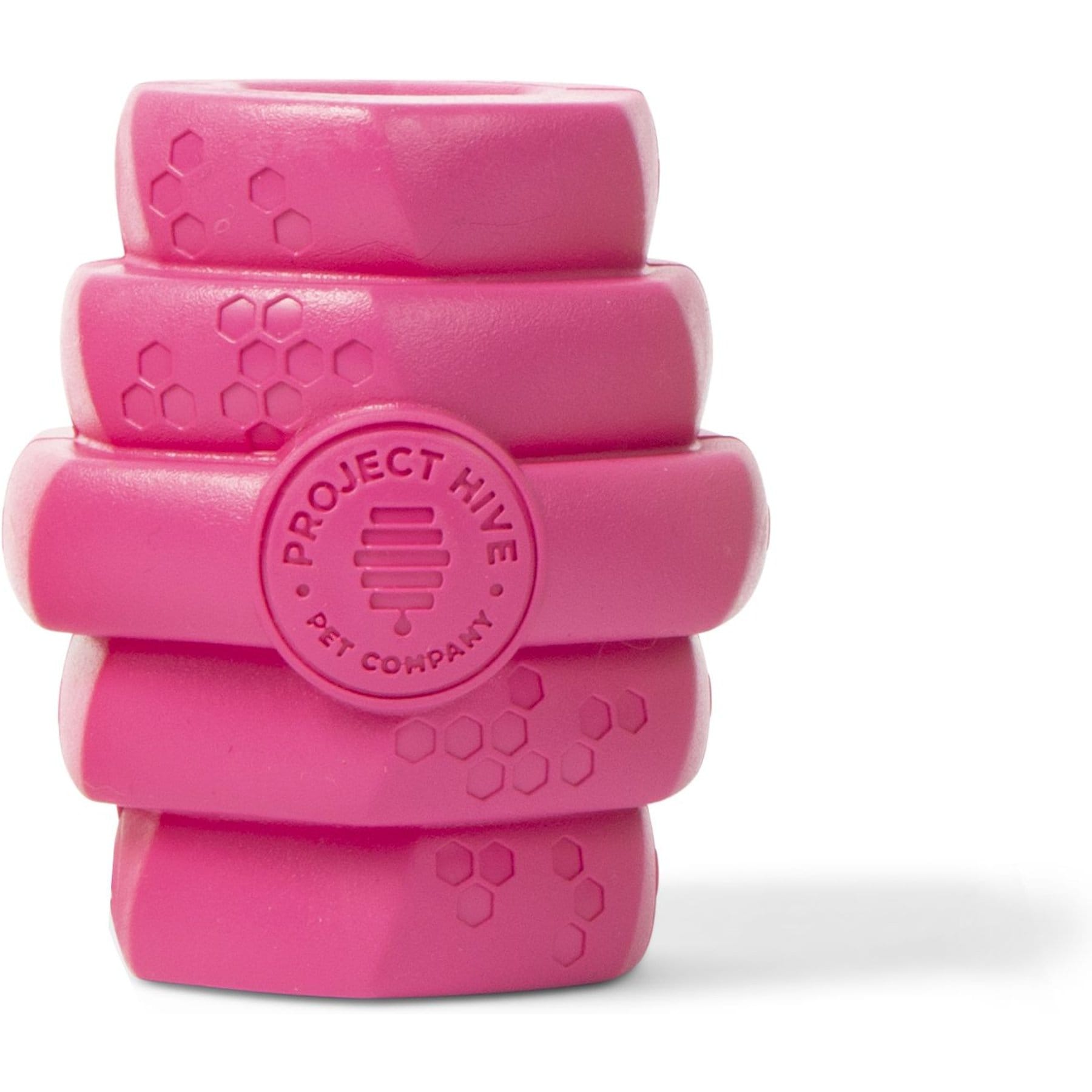Project Hive Pet Company Hive Wild Berry Aroma Scented Chew Dog Toy, Pin, Large: 3.5 x 3.35 x 3.75