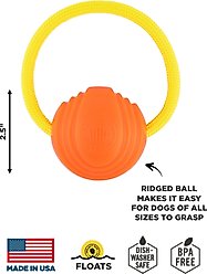 Project Hive Pet Company Hive Zoomer Launcher & Compatible Looped Ball Dog Toy, Yellow/Orange slide 2 of 7