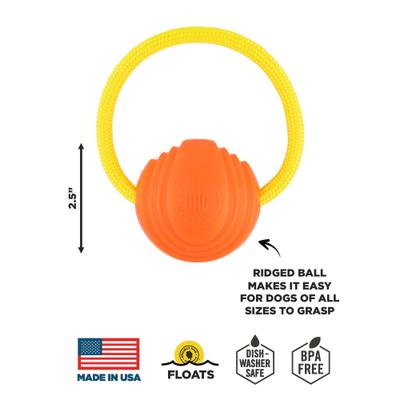 Show full view: Project Hive Pet Company Hive Zoomer Launcher & Compatible Looped Ball Dog Toy, Yellow/Orange slide 6 of 10