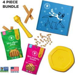Project Hive Pet Company Christmas Interactive Dog Toys & Treats Holiday Bundle, Multicolor, 4 count, Large