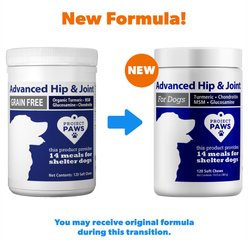 Project Paws Advanced Grain-Free Hip & Joint Dog Supplement Chews, 120 count slide 2 of 8