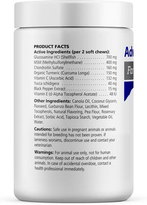 Show full view: Project Paws Advanced Grain-Free Hip & Joint Dog Supplement Chews, 120 count slide 4 of 9