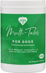 Project Paws Advanced Multi-Vitamin & Mineral Chewable Dog Supplements, 365 count
