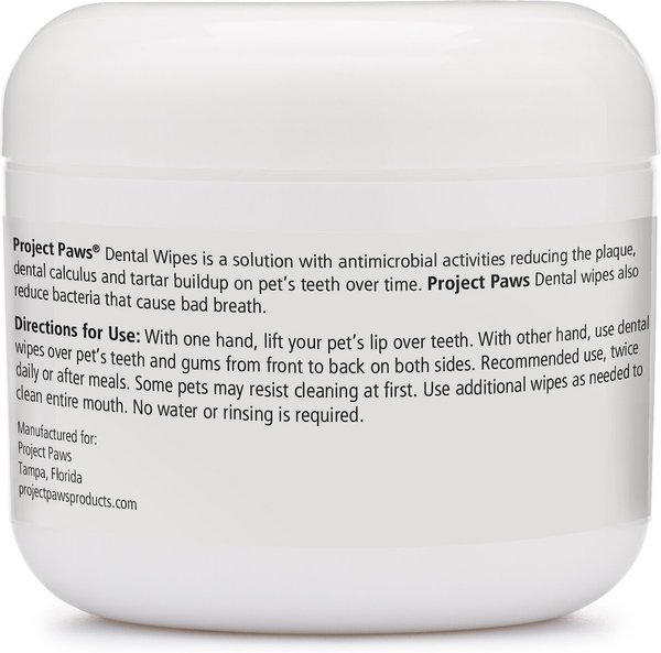 Project Paws Dog & Cat Dental Wipes