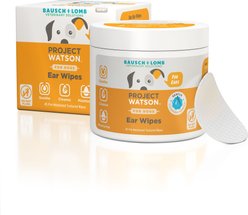 Project Watson Fragrance Free Dog Ear Wipes, 45 count