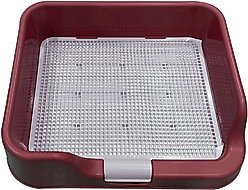 PS KOREA Indoor Dog Potty Tray, Wine slide 2 of 5