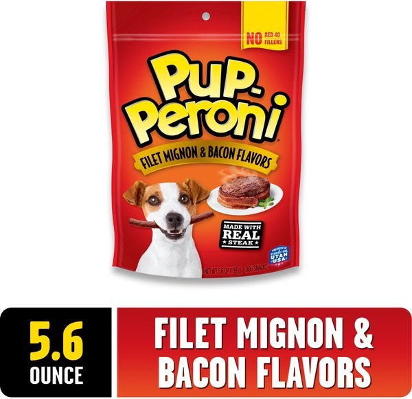 Pup-Peroni Filet Mignon & Bacon Flavors Dog Treats