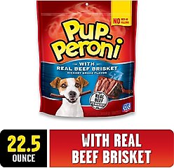 Pup-Peroni Real Beef Brisket Hickory Smoke Flavor Dog Treats, 22.5-oz bag slide 2 of 9