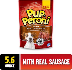 Pup-Peroni Real Sausage Maplewood Smoke Flavor Dog Treats, 5.6-oz bag, case of 8 slide 2 of 9