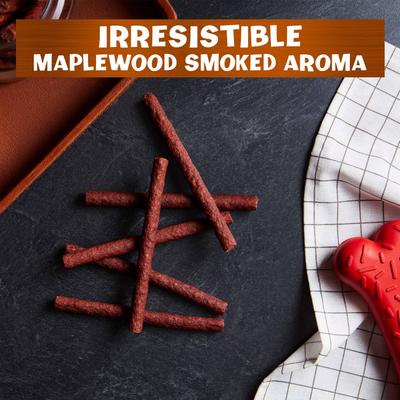 Show full view: Pup-Peroni Real Sausage Maplewood Smoke Flavor Dog Treats, 5.6-oz bag, case of 8 slide 5 of 12