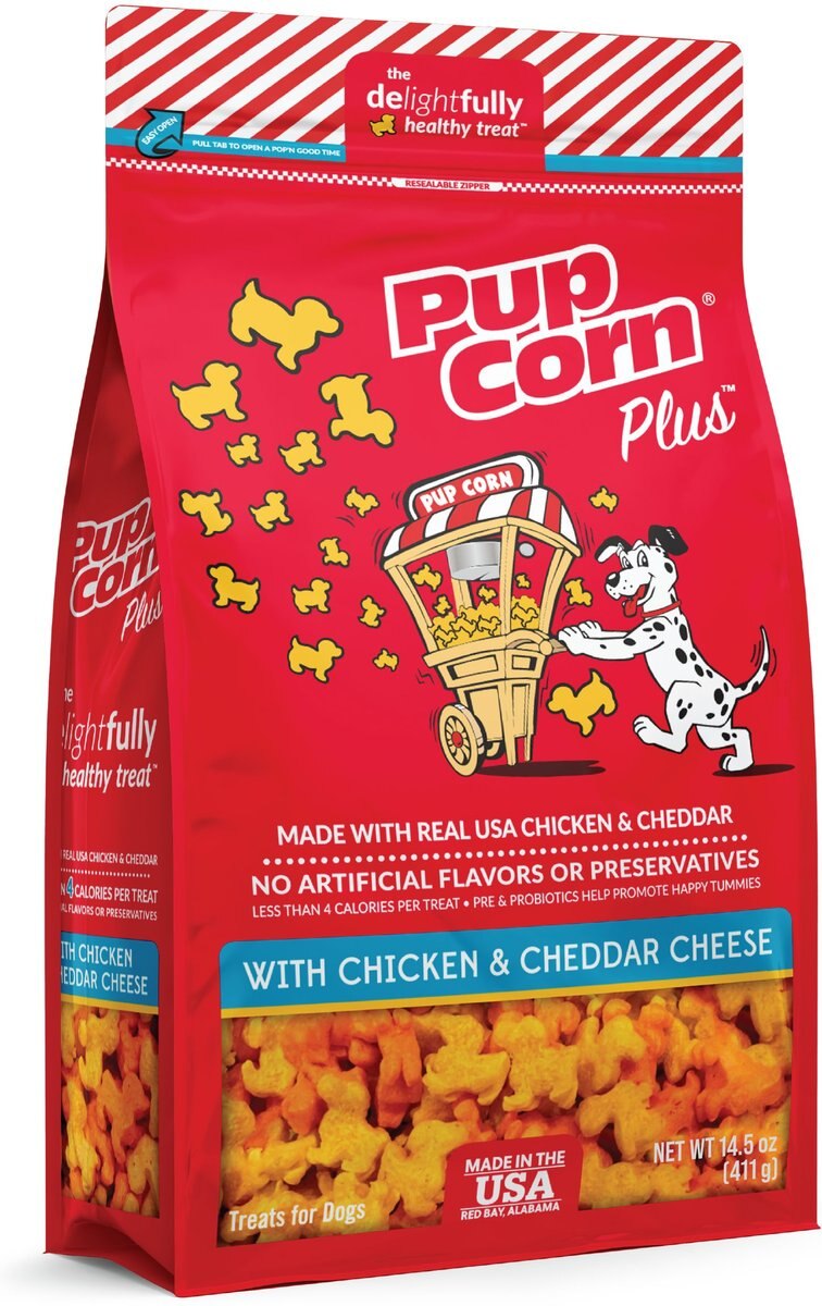 PupCorn Cheese Flavored Dog Treats