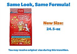 PupCorn Plus Chicken & Cheddar Cheese Dog Treats, 24.5-oz bag slide 2 of 9