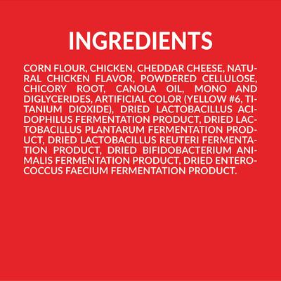 Show full view: PupCorn Plus Chicken & Cheddar Cheese Dog Treats, 24.5-oz bag slide 7 of 12