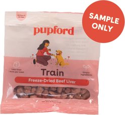 Pupford Beef Freeze-Dried Dog Treats, 0.75-oz bag