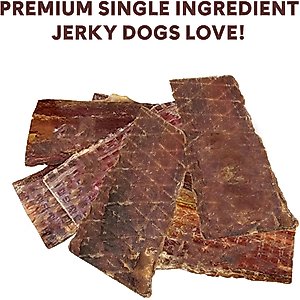 Pupford Beef High-Protein Jerky Dog Treats, 8-oz bag