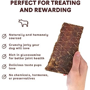 Pupford Beef High-Protein Jerky Dog Treats, 8-oz bag