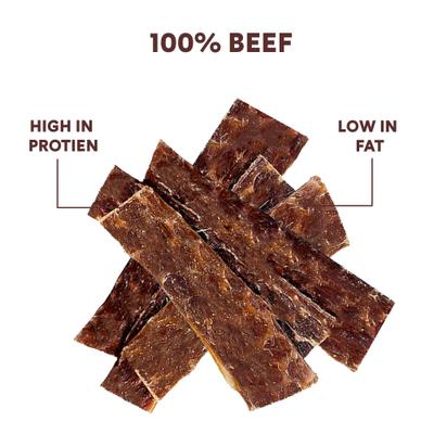Show full view: Pupford Beef High-Protein Jerky Dog Treats, 8-oz bag slide 6 of 11